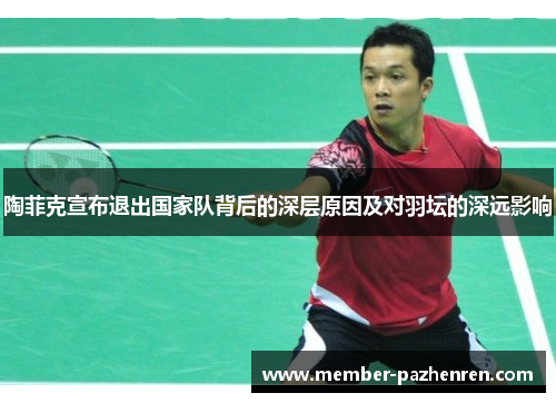 陶菲克宣布退出国家队背后的深层原因及对羽坛的深远影响 陶菲克宣布退出国家队背后的深层原因及对羽坛的深远影响