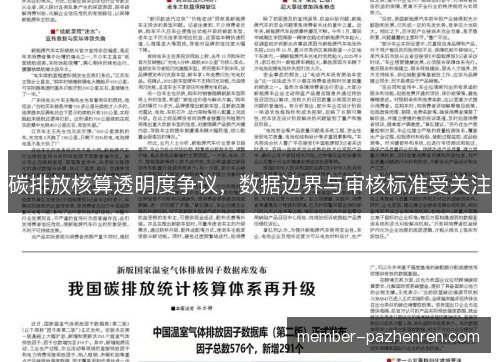 碳排放核算透明度争议，数据边界与审核标准受关注
